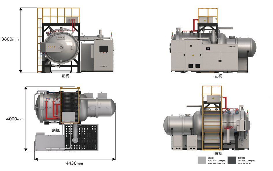 Gas Quenching Vacuum Carburizing  Furnace